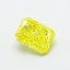 0.57 Ct. Fancy Vivid Yellow Radiant Lab Grown Diamond