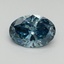 2.11 Ct. Fancy Vivid Blue Oval Lab Grown Diamond