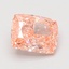 3.08 Ct. Fancy Vivid Pink Cushion Lab Grown Diamond
