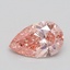 0.71 Ct. Fancy Intense Pink Pear Lab Grown Diamond