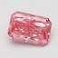 1.02 Ct. Fancy Vivid Pink Radiant Lab Grown Diamond