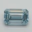 1.71 Ct. Fancy Intense Blue Emerald Lab Grown Diamond