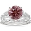 14K White Gold Luxe Secret Garden Diamond Ring (3/4 ct. tw.) with Winding Willow Diamond Ring