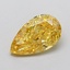 2.06 Ct. Fancy Vivid  Yellow Pear Lab Grown Diamond