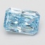 1.56 Ct. Fancy Vivid Blue Radiant Lab Grown Diamond