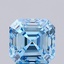 2.01 Ct. Fancy Vivid Blue Asscher Lab Grown Diamond