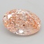 3.50 Ct. Fancy Vivid  Pink Oval Lab Grown Diamond