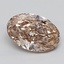 2.11 Ct. Light  Brown Oval Lab Grown Diamond