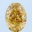 3.05 Ct. Fancy Vivid Yellow Oval Lab Grown Diamond