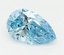 2.01 Ct. Fancy Vivid  Blue Pear Lab Grown Diamond