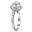 The Selestina Ring, smalltop view on a hand