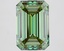 4.71 Ct. Fancy Vivid Green Emerald Lab Grown Diamond