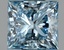 1.59 Ct. Fancy Vivid Blue Princess Lab Grown Diamond
