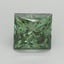 1.11 Ct. Fancy Vivid Pacific Green Princess Lab Grown Diamond