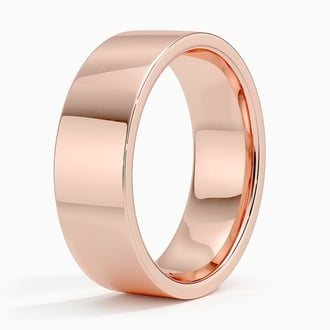Mojave 7mm Wedding Ring in 14K Rose Gold