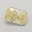 1.32 Ct. Fancy Intense Yellow Radiant Lab Grown Diamond