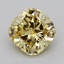 2.69 Ct. Fancy  Yellow Cushion Lab Grown Diamond