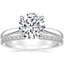 18K White Gold Dawn Diamond Ring with Luxe Sia Diamond Open Ring (1/5 ct. tw.)
