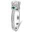 Celtic Emerald and Diamond Ring, smallview