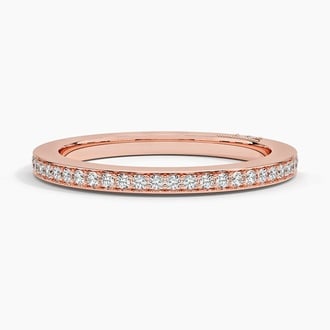 Tacori Dantela Diamond Ring (1/8 ct. tw.) in 18K Rose Gold