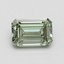 0.79 Ct. Fancy Vivid Green Emerald Lab Grown Diamond