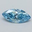 2.01 Ct. Fancy Vivid  Blue Marquise Lab Grown Diamond