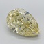 7.53 Ct. Fancy Intense Yellow Pear Lab Grown Diamond
