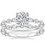 18K White Gold Luxe Versailles Diamond Bridal Set