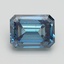 3.01 Ct. Fancy Vivid Blue Emerald Lab Grown Diamond