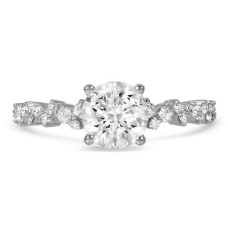 Custom Scattered Constellation Diamond Ring