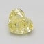 0.70 Ct. Fancy Intense Yellow Heart Diamond
