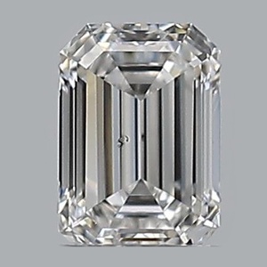 Emerald diamond — real photo