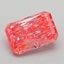 1.85 Ct. Fancy Vivid  Pink Radiant Lab Grown Diamond