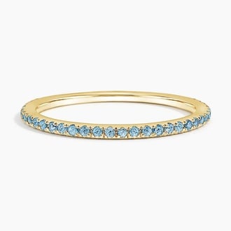 Luxe Ballad Swiss Blue Topaz Ring
