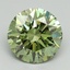 2.00 Ct. Fancy Vivid Green Round Lab Grown Diamond