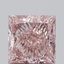 1.40 Ct. Fancy Intense Pink Princess Lab Grown Diamond