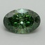 2.18 Ct. Fancy Vivid Green Oval Lab Grown Diamond