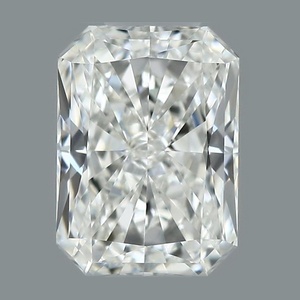 Radiant diamond — real photo