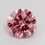 3.01 Ct. Fancy Vivid Pink Round Lab Grown Diamond
