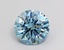1.02 Ct. Fancy Vivid  Blue Round Lab Grown Diamond