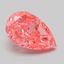 3.07 Ct. Fancy Vivid Pink Pear Lab Grown Diamond