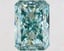 21.33 Ct. Fancy Intense Bluish Green Radiant Lab Grown Diamond