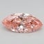 0.72 Ct. Fancy Vivid Pink Marquise Lab Grown Diamond