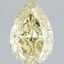 1.02 Ct. Fancy Yellow Pear Lab Grown Diamond
