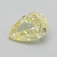 1.01 Ct. Fancy  Yellow Pear Lab Grown Diamond