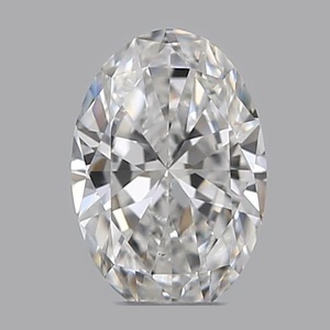 Oval diamond — real photo