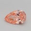 0.54 Ct. Fancy Intense Pink Pear Lab Grown Diamond