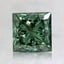 1.50 Ct. Fancy Vivid Pacific Green Princess Lab Grown Diamond