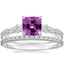 Platinum Primrose Diamond Ring with Luxe Sonora Diamond Ring (1/4 ct. tw.)