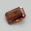 0.53 Ct. Fancy Vivid Orange Radiant Lab Grown Diamond